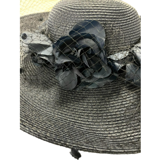  Onyx Extra Wide Brim Hat, Navy