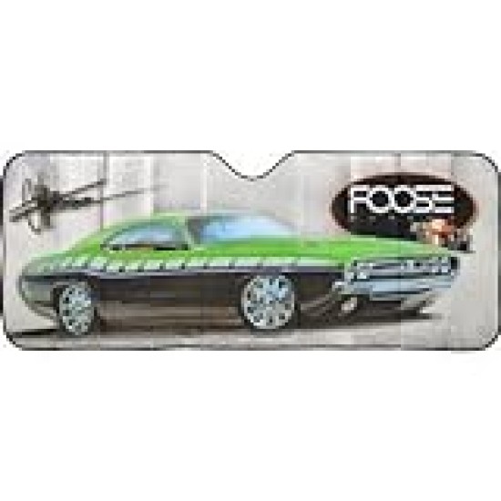  Foose Jumbo Accordian Sun Shade, Green Muscle