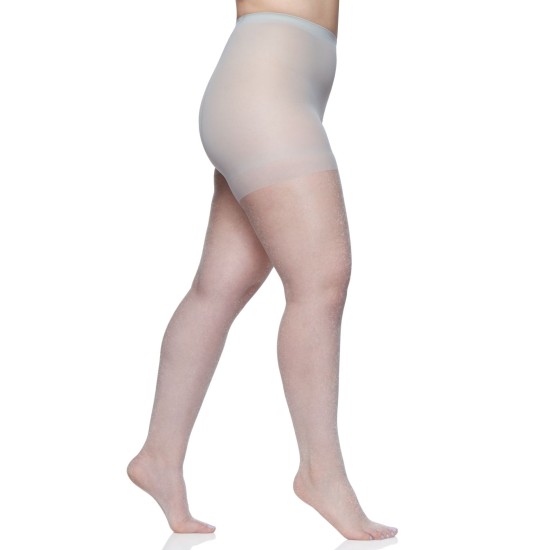  Women’s Queen Shimmers Ultra Sheer Control Top Pantyhose 4412