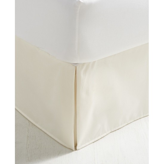  100% Supima Cotton 550 Thread Count Bedskirt, Ivory, Full