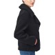  Juniors' Faux-Fur Teddy Coat, Black, 2XL