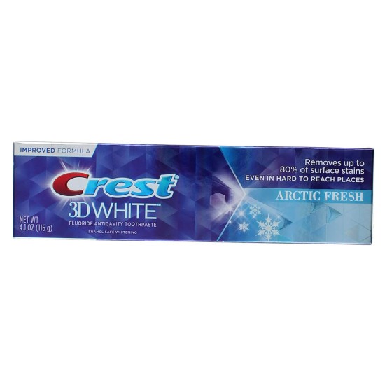  3D White Whitening Toothpaste, Arctic Fresh, 4.1 Oz