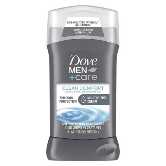  Men+Care Aluminum-Free Deodorant; Clean Comfort 3 Ounce (Pack of 3)