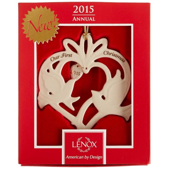  2015 Our First Christmas Together, Doves Ornament