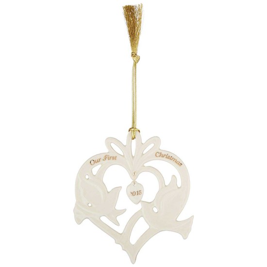  2015 Our First Christmas Together, Doves Ornament