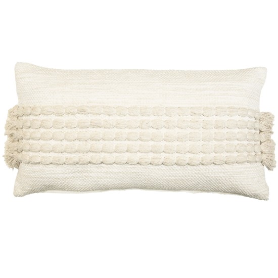  Linear Dotted Decorative Pillows, Off-White, 13