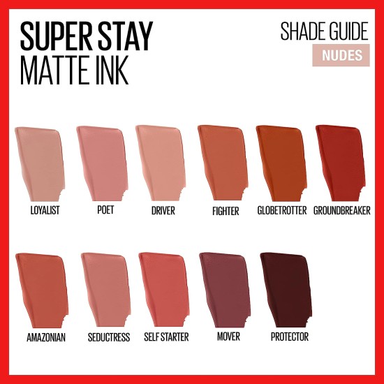  Super Stay Matte Ink Un-nude Liquid Lipstick, Seductress, 0.17 Fl Oz (PACK OF 1)