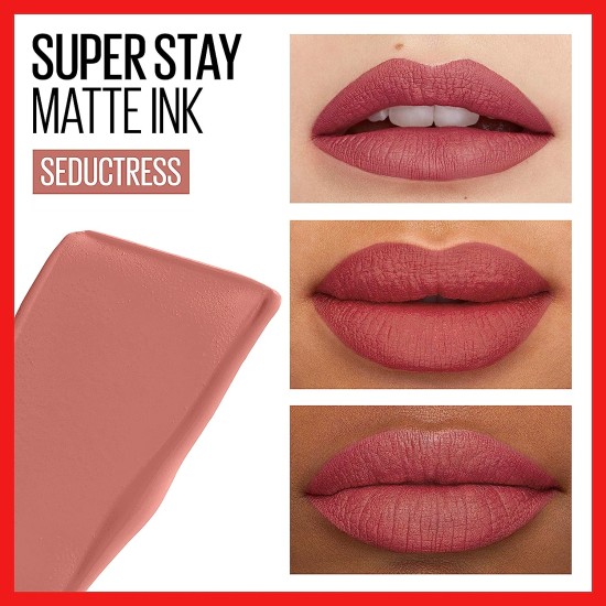  Super Stay Matte Ink Un-nude Liquid Lipstick, Seductress, 0.17 Fl Oz (PACK OF 1)