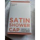  Satin Shower Cap in Champagne & Blush Frizz Steam Proof Perfect Fit 2 Pack