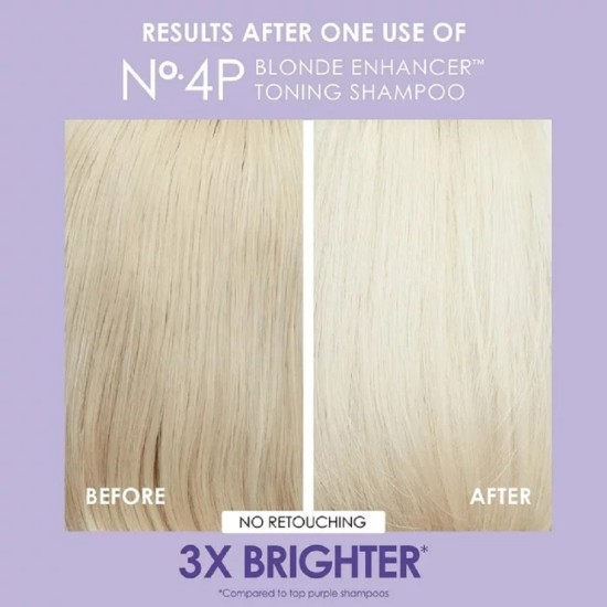  No. 4P Blonde Enhancer Toning Shampoo, 250ml / 8.5oz