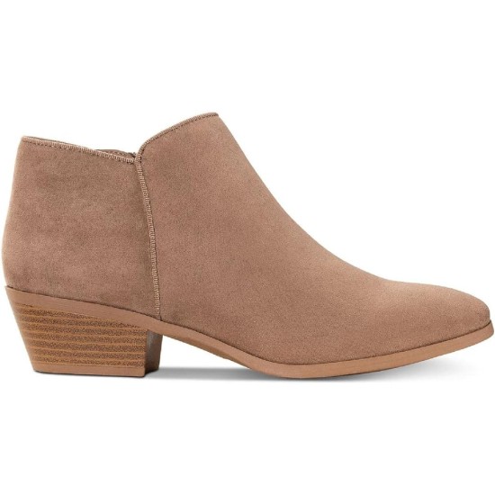 Style & Co Wileyy Ankle Booties, Brown, 7.5 W