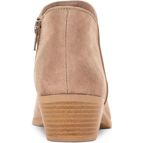Style & Co Wileyy Ankle Booties, Brown, 6 M