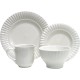  16−pc Masion White Dinnerware Set, Set of 4