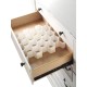  6025-3928 Honeycomb Drawer Organizer, White, 13.25″ x 14.38″