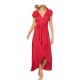 Women’s L Space Goa Cover-Up Maxi Wrap Dress, Red, Medium