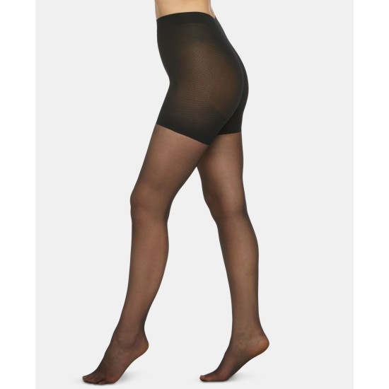  Womens The Easy On! Luxe Ultra Nude Pantyhose, Black, Small