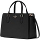  Laurel Way Reese Leather Crossbody Bag Purse Handbag, Black