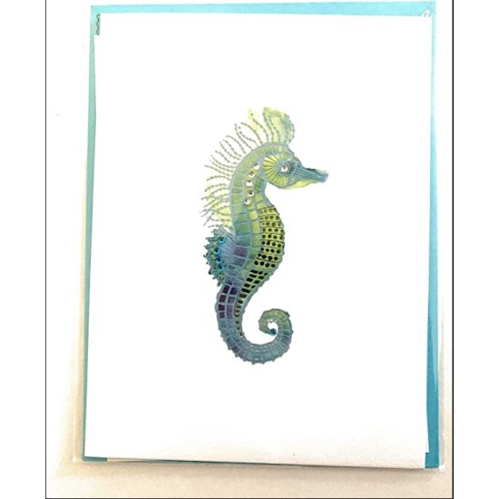  Any Occasion Greeting Card & Envelope; New/packaged; “seahorse”