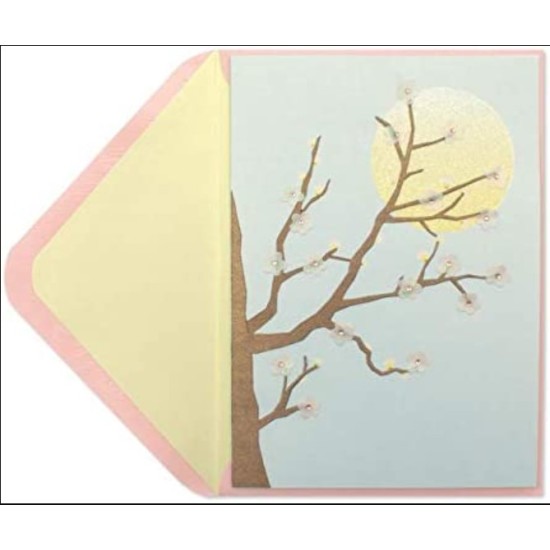  Cherry Blossom Blank Card