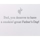  Father’s Day Card for Dad (Smokin’-Great Father’s Day)