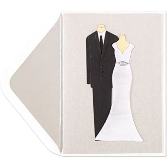 , Handmade Bride and Groom Card