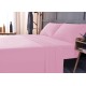  Wrinkle Free Sheet Sets with Deep Pockets & Stain Resistant, 4 pc, 1800 Thread Count Bamboo Based, Pink, Full