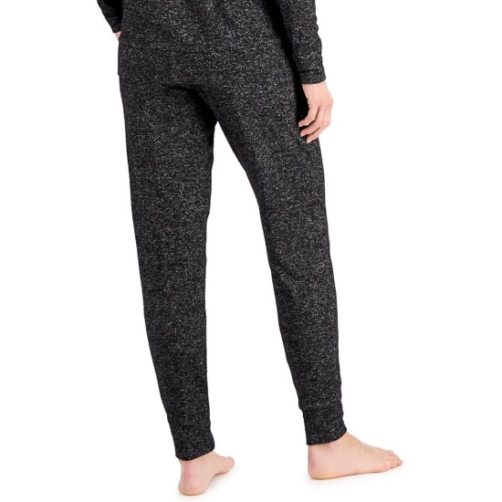  Womens Hacci Jogger Pajama Pants, Gray, X-Small