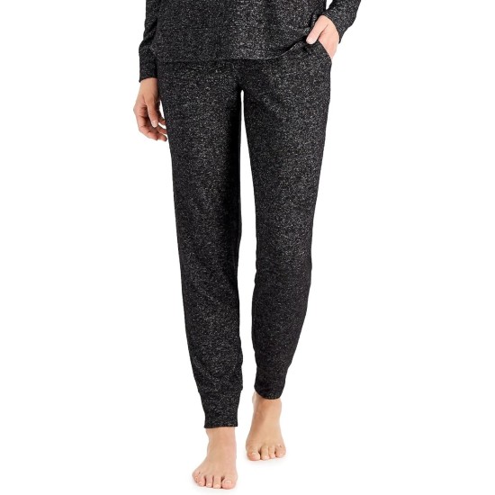  Womens Hacci Jogger Pajama Pants, Gray, X-Small