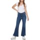  Women’s High-Rise Flared Slit-Hem Jeans, Vero, 24