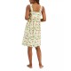  Women’s Mommy & Me Matching Printed Cotton Nightgown, Yellow, Medium