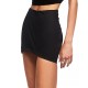  Women’s Venetian Corset Mini Skirt, Black, XS