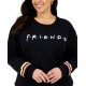  Plus Size Friends Logo Graphic Sweatshirt, Black/2X
