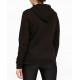  Women’s Essentials Logo Fleece Sweatshirt Hoodie, Black, Large