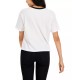  Juniors’ Butterfly-Graphic Ringer T-Shirt, White, XL