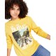  Juniors Abbey Road Long Sleeve Sweater, Yellow, Medium