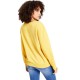  Juniors Abbey Road Long Sleeve Sweater, Yellow, Medium