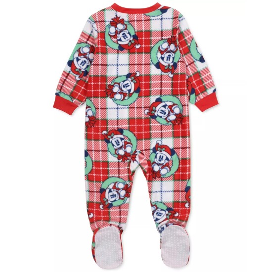  Infant Mickey Mouse Matching Family Pajamas Set, Red, 18M