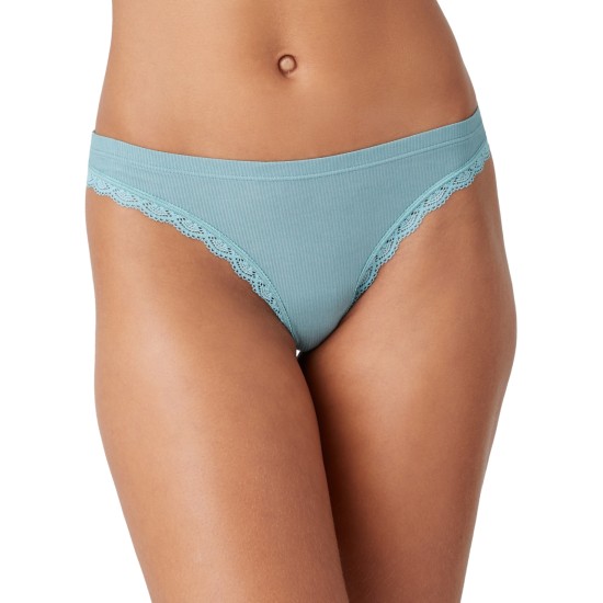 B.tempt’d by Wacoal Women’s Innocence Daywear Thong Panty, Trellis, Medium