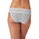 B.tempt’d by Wacoal Women’s Lace Kiss Bikini Panty, Saltwater Slide, Large