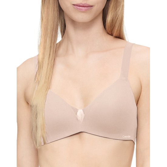  Womens Effortless Lightly Lined Demi Bra, M