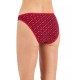  Women’s Everyday Cotton Bikini Underwear, Red, XL