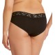  Women’s Cotton with a Conscience V-Kini Briefs, Black, Small