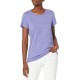  Women’s Short-Sleeve Scoop-Neck Sleep Tee, Blue, Medium