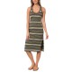  Womens Alexa Midi Dress, Green, Medium