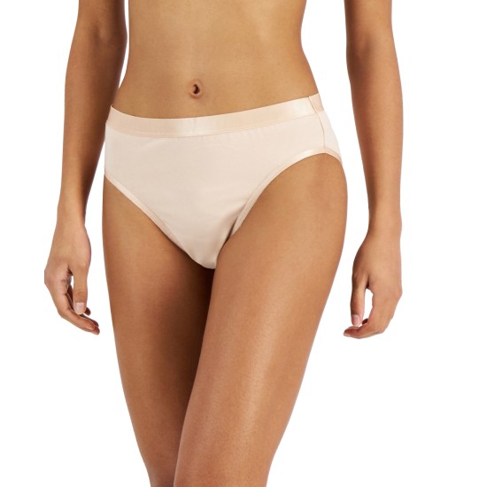  Women’s Hi-Cut Bikini Underwear, Chai, XXL