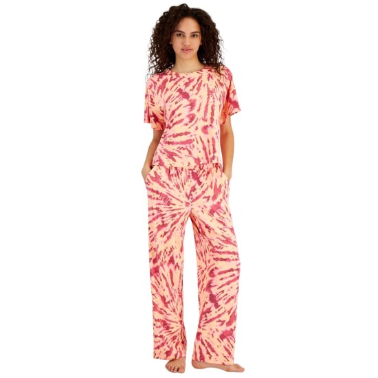  Womens Super Soft Pajama T-Shirt, Pink, XS