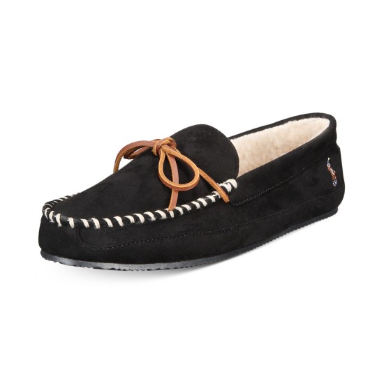  Mens Faux-Suede Slippers