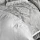 Riverbrook Home Elegant Collection Comforter Set, King, Aileen – Gray/Spice, 12-Piece Set