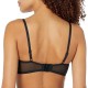  Women’s Mesh Balconette Bra, Black, 32B