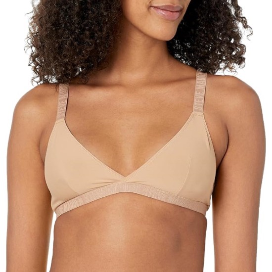  Women’s Triangle X-Back Lounge Bra, Praline, Medium